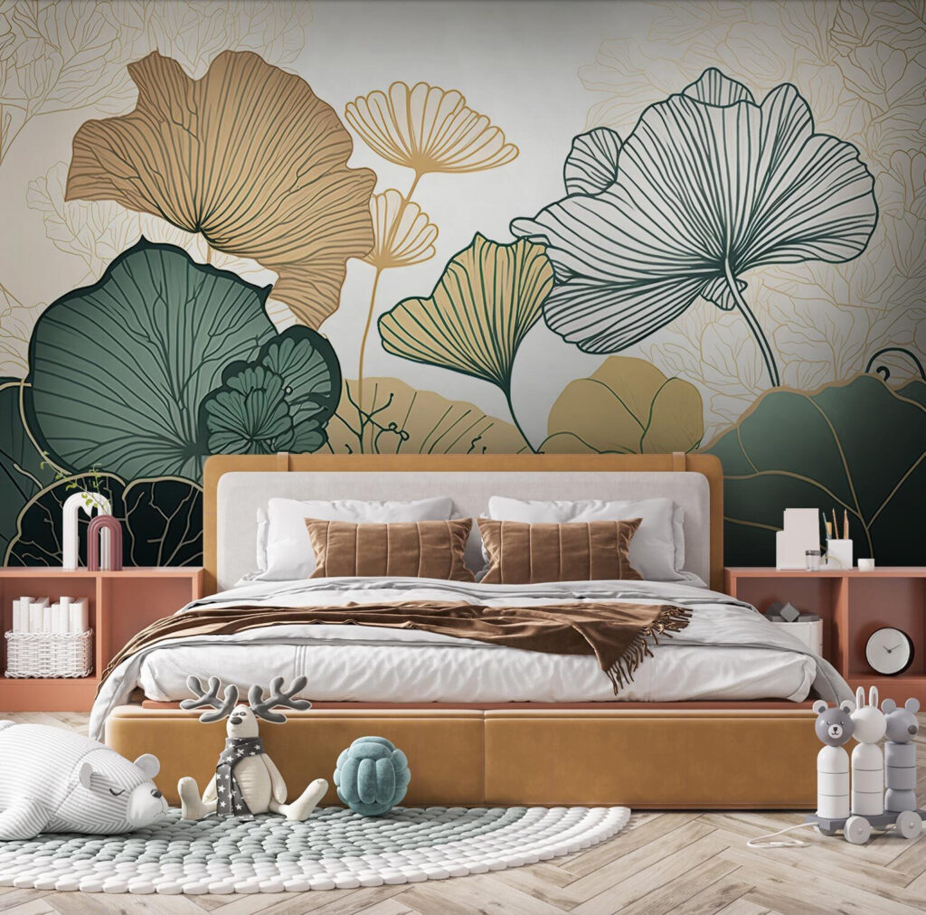 Leaf fans in colour — interior 3