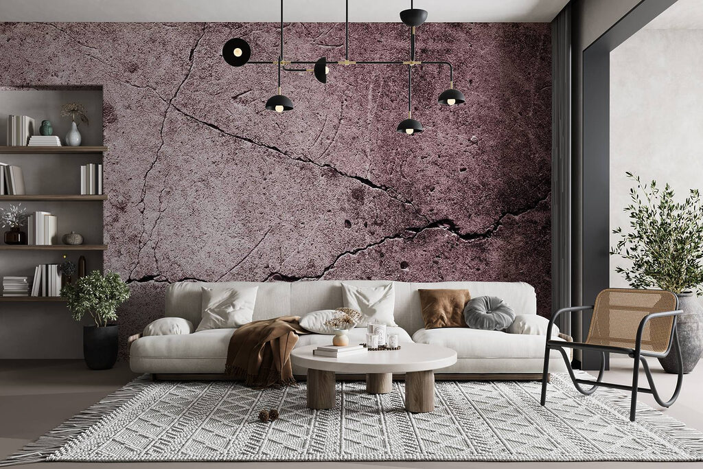 Cracks in weathered layers — interior 1