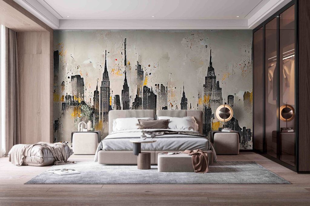 Skyline in grey ochre — interior 2