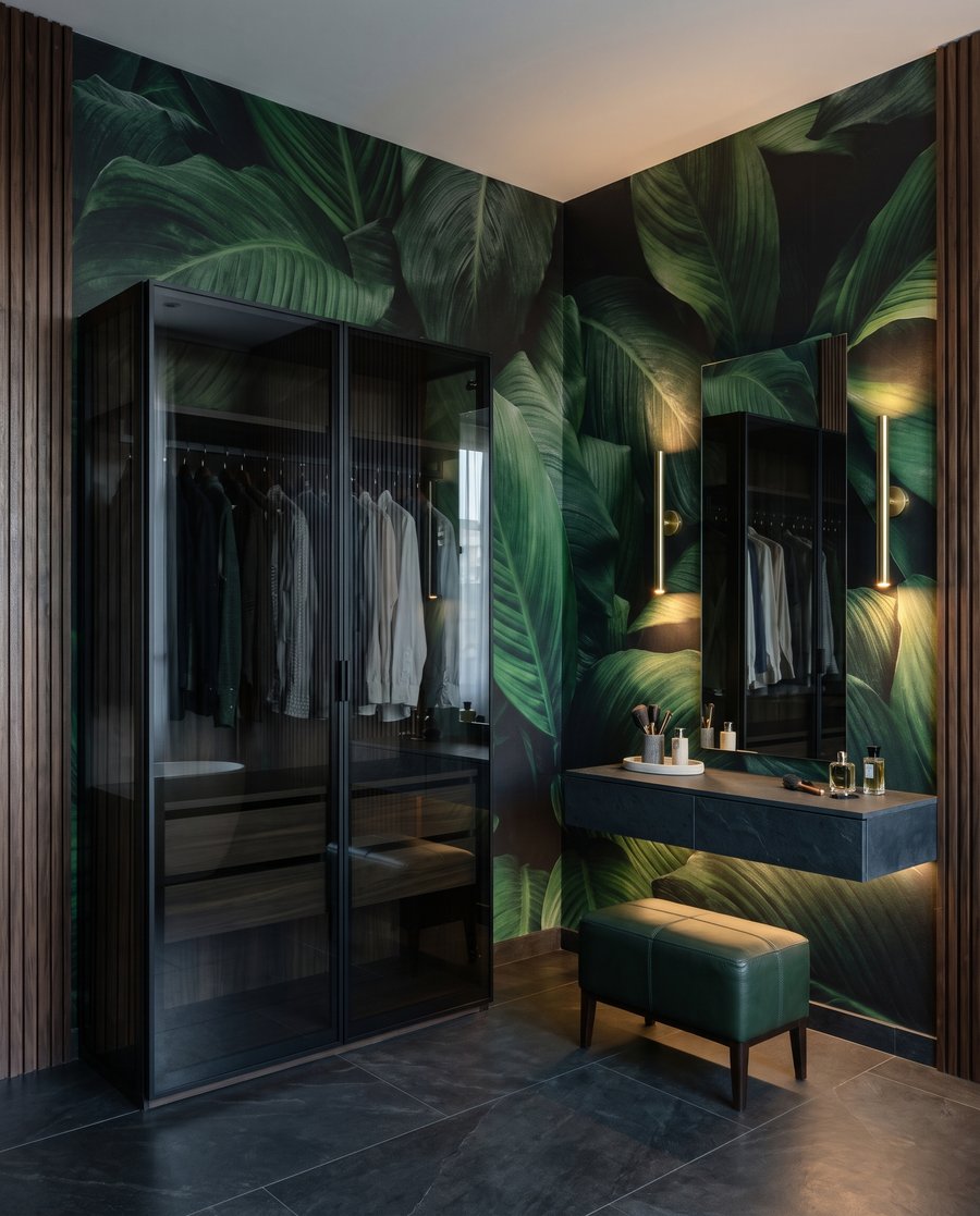 Leafy Embrace in an interior