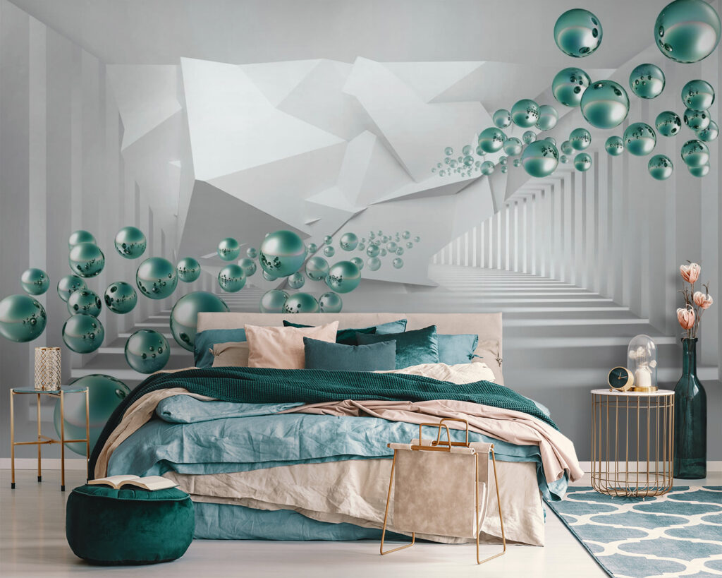 Spheres in the corridor — interior 2