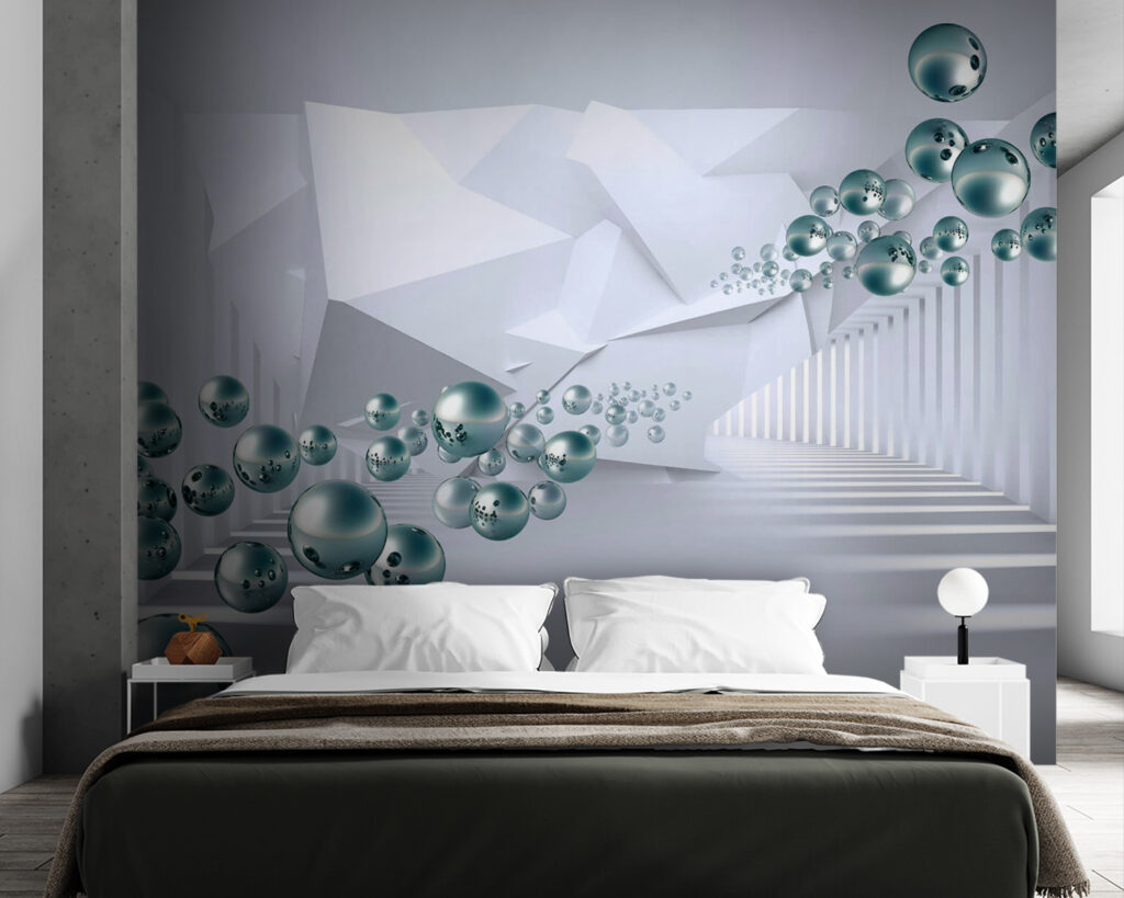 Spheres in the corridor — interior 2