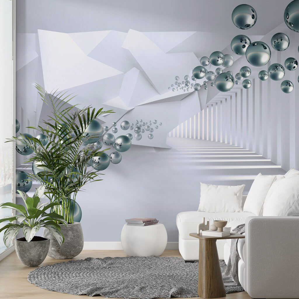 Spheres in the corridor — interior 6