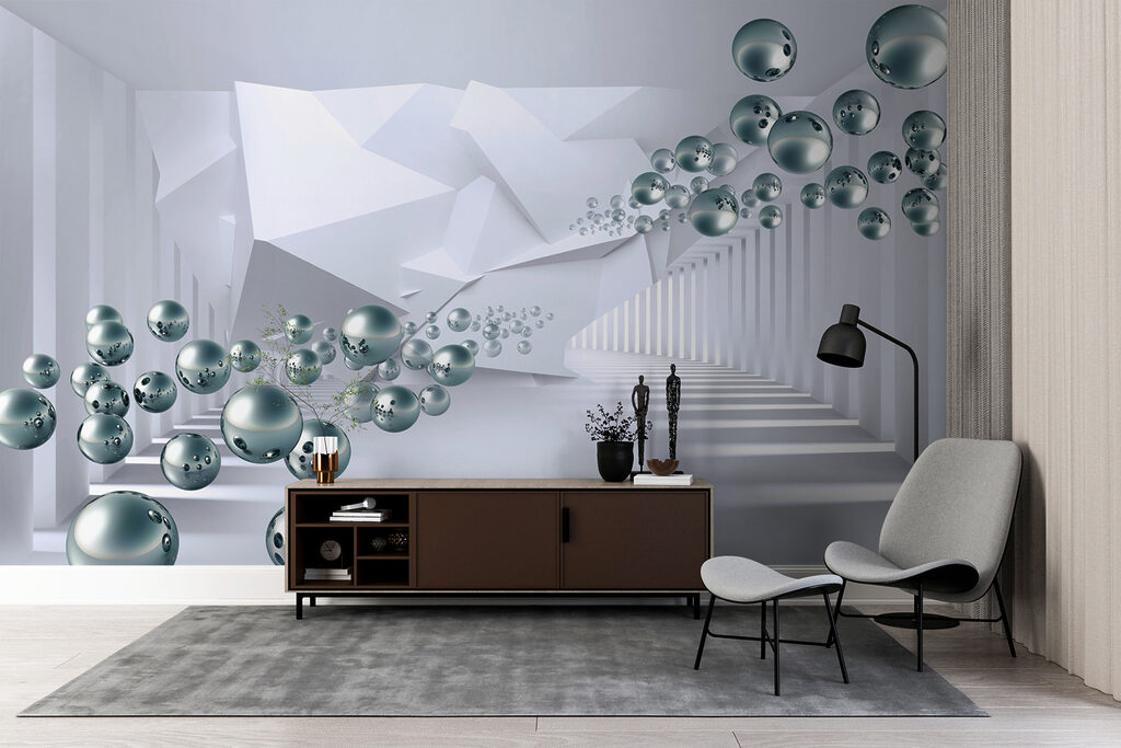 Spheres in the corridor — interior 7