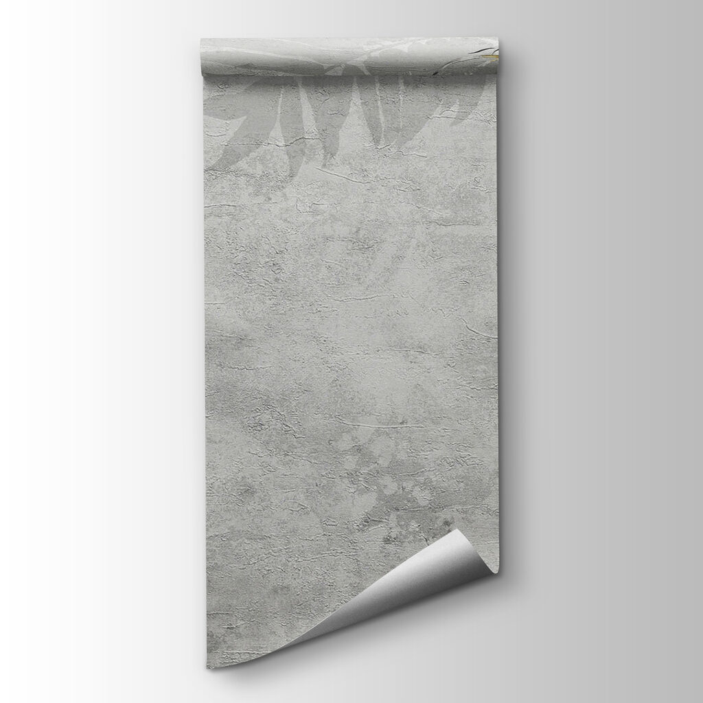 Palm leaves in grey — product view