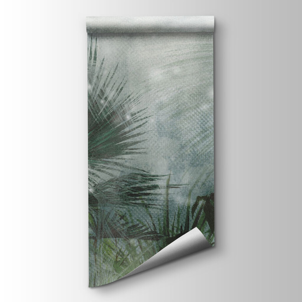 Jungle leaves in mist — product view
