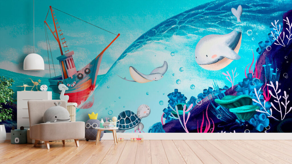 Boat and sea friends — interior 1