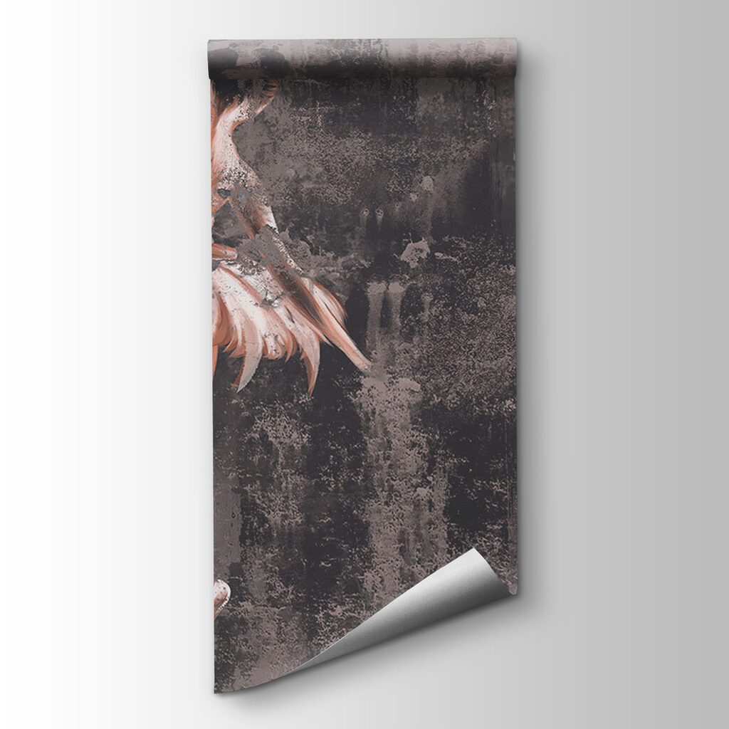Ballerina in weathered paint — product view