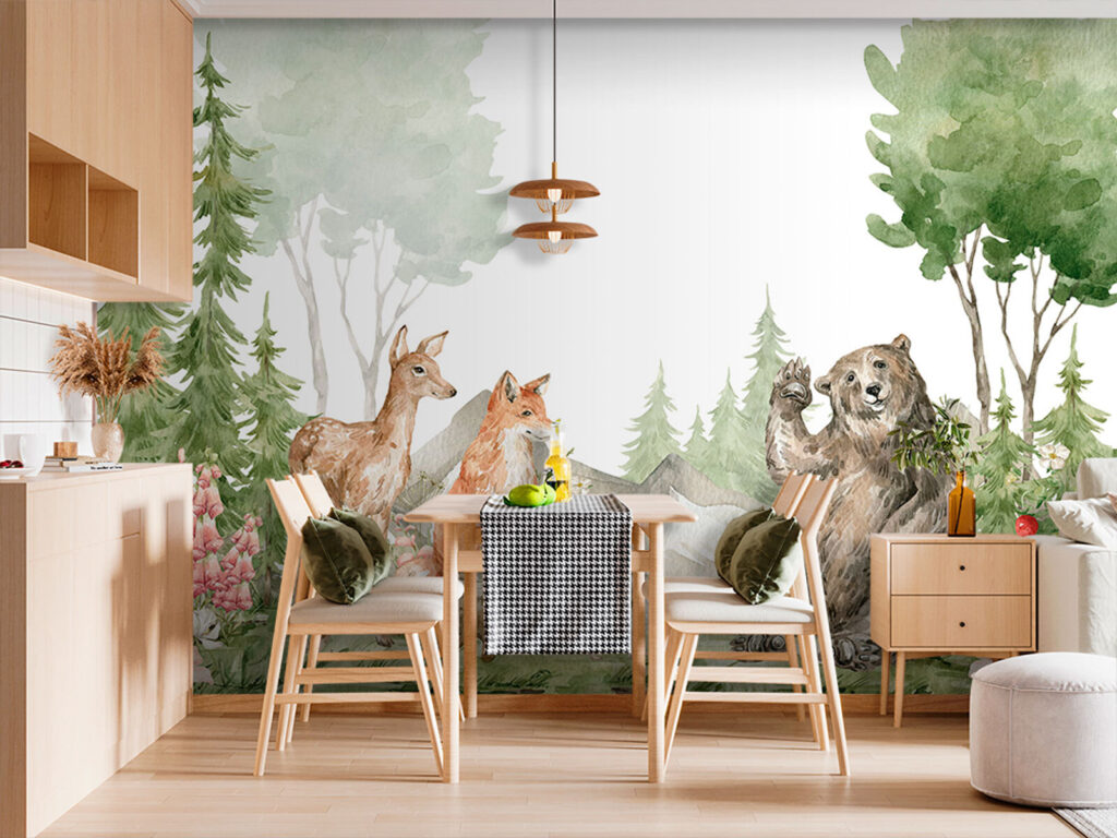 Woodland animals — interior 2