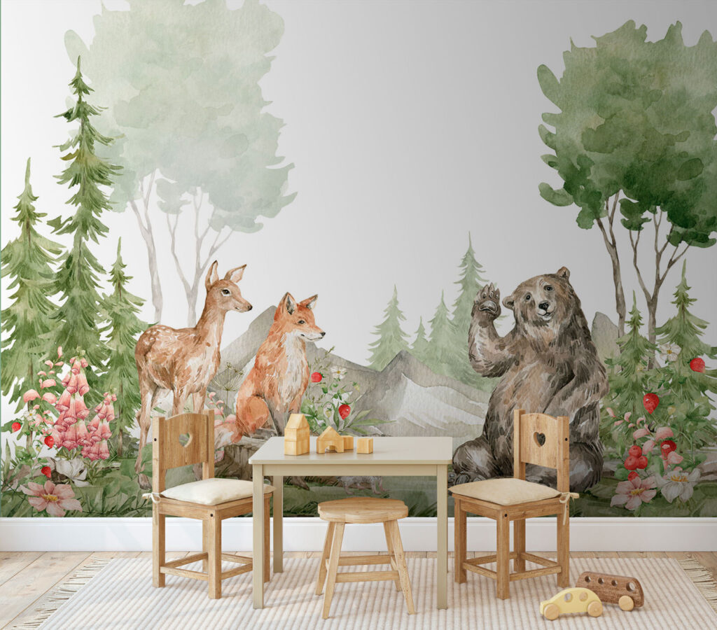 Woodland animals — interior 1