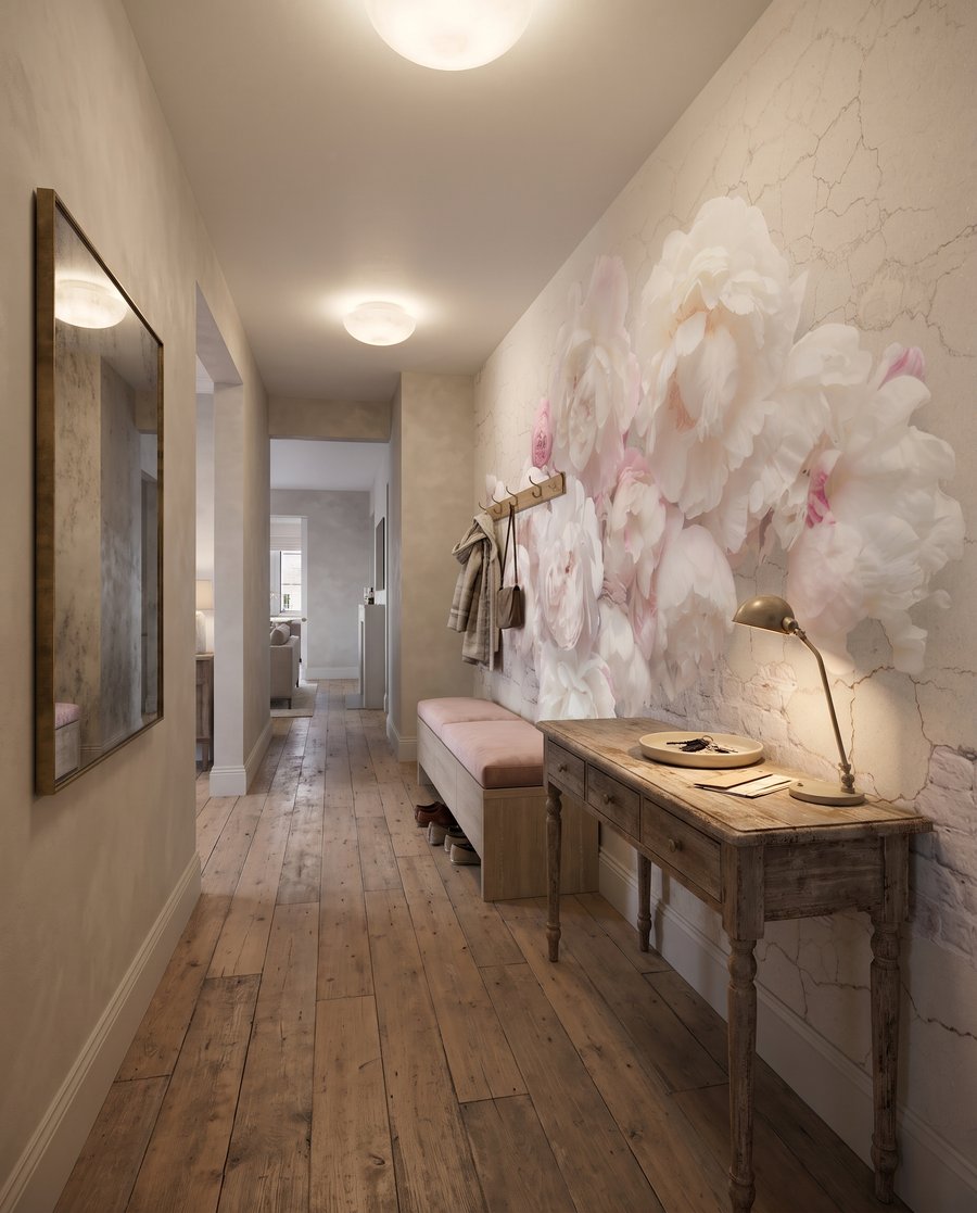 Peonies in Relief — interior 6
