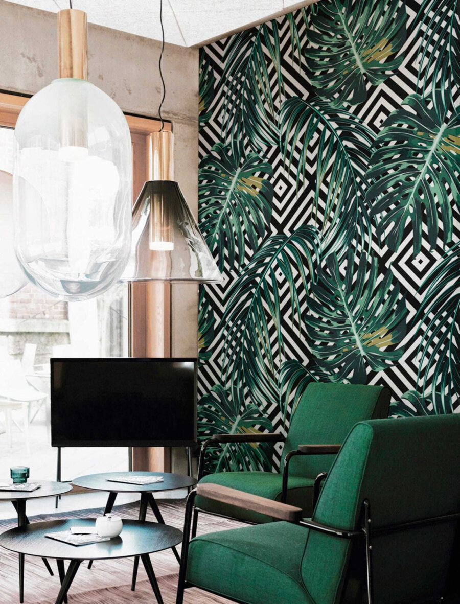 Tropical leaves on lattice — interior 2