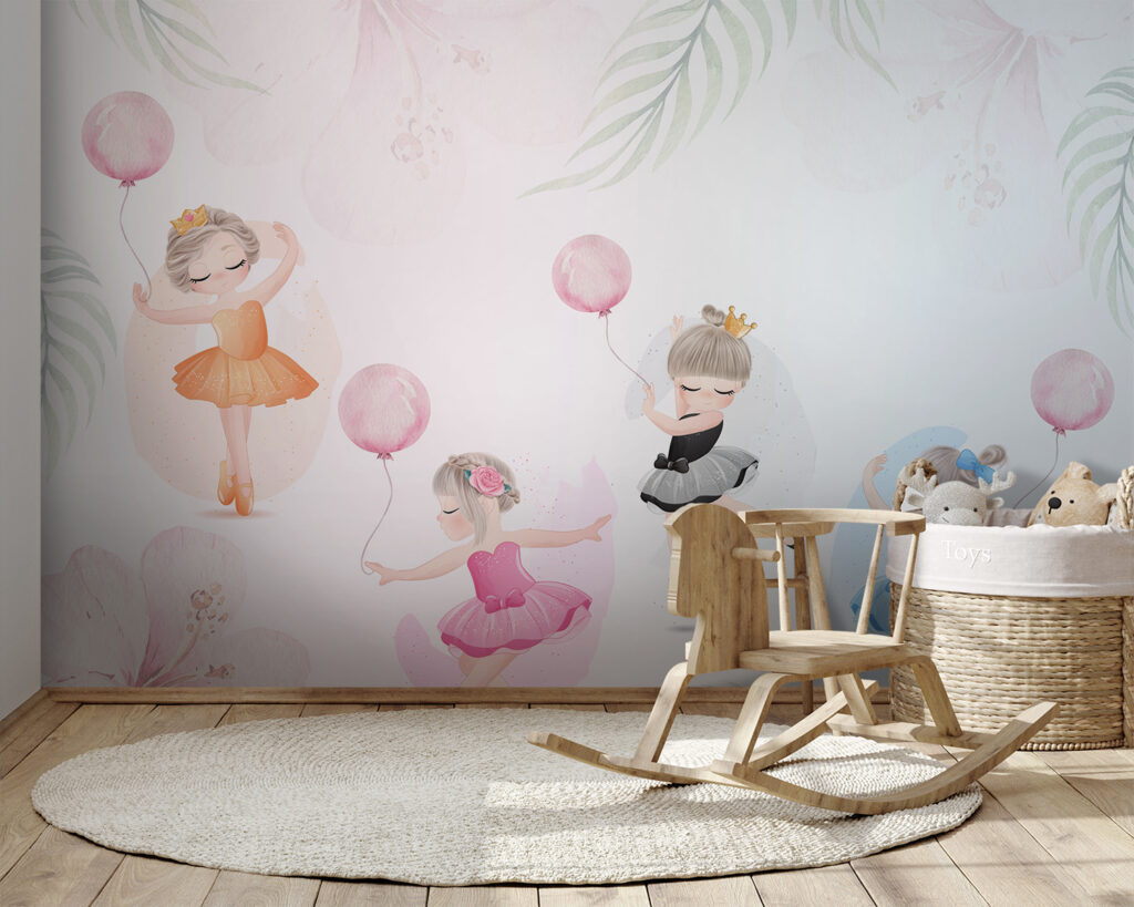 Ballerinas with pink balloons — interior 6