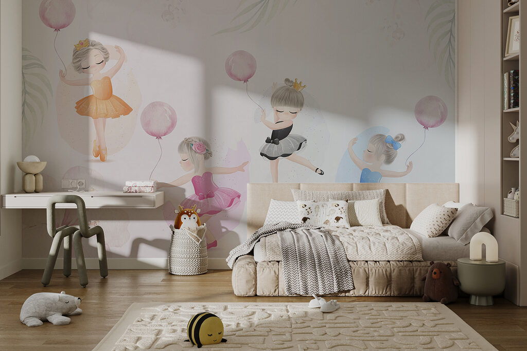 Ballerinas with pink balloons — interior 8
