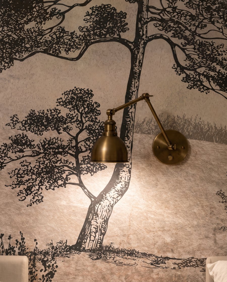 Open Woodland Etching — detail