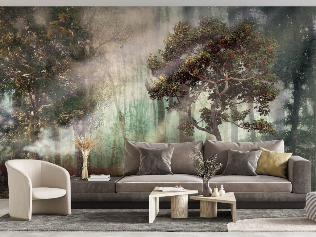 Light rays in woodland — interior 2