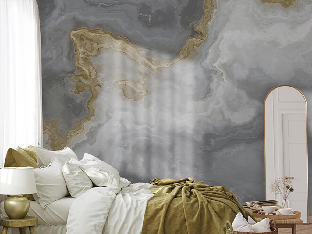 Grey stone with gold — interior 2