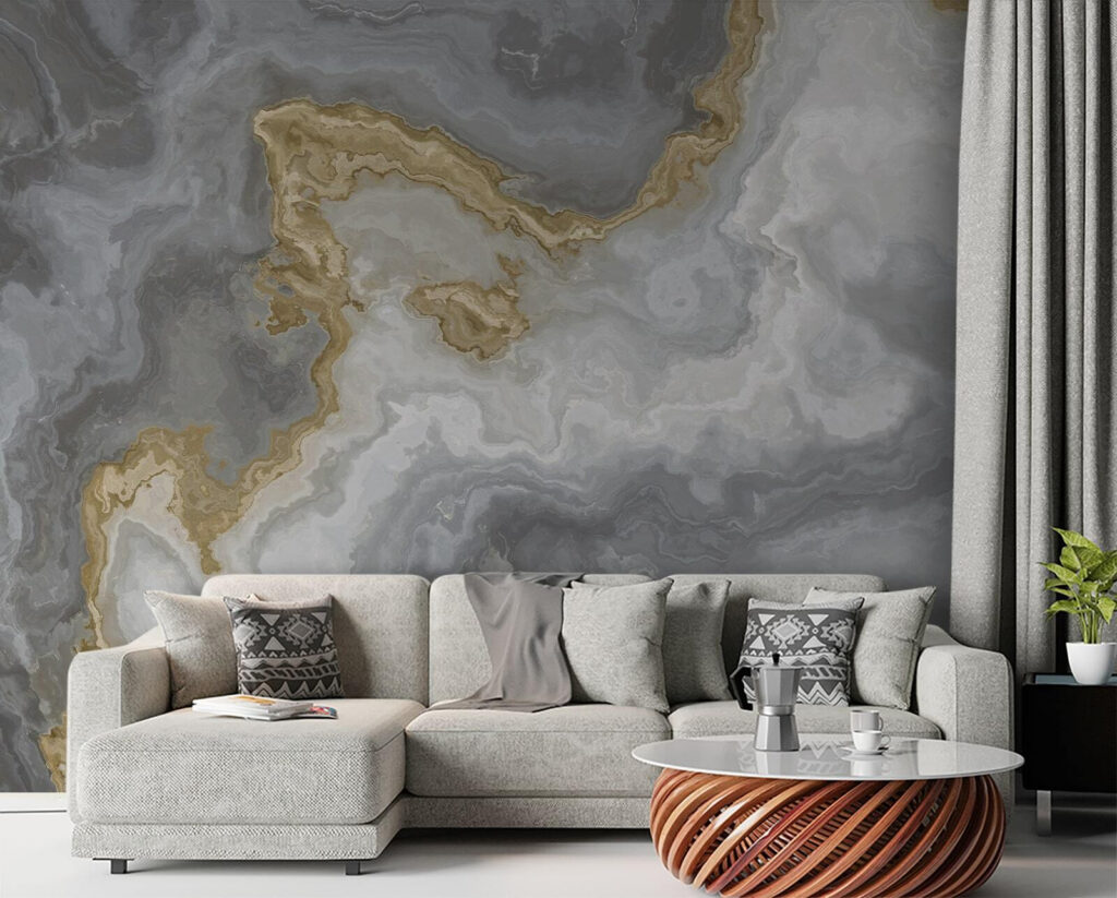 Grey stone with gold — interior 3