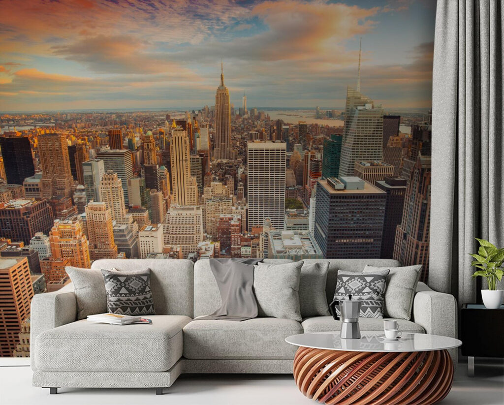Cityscape in evening light — interior 2