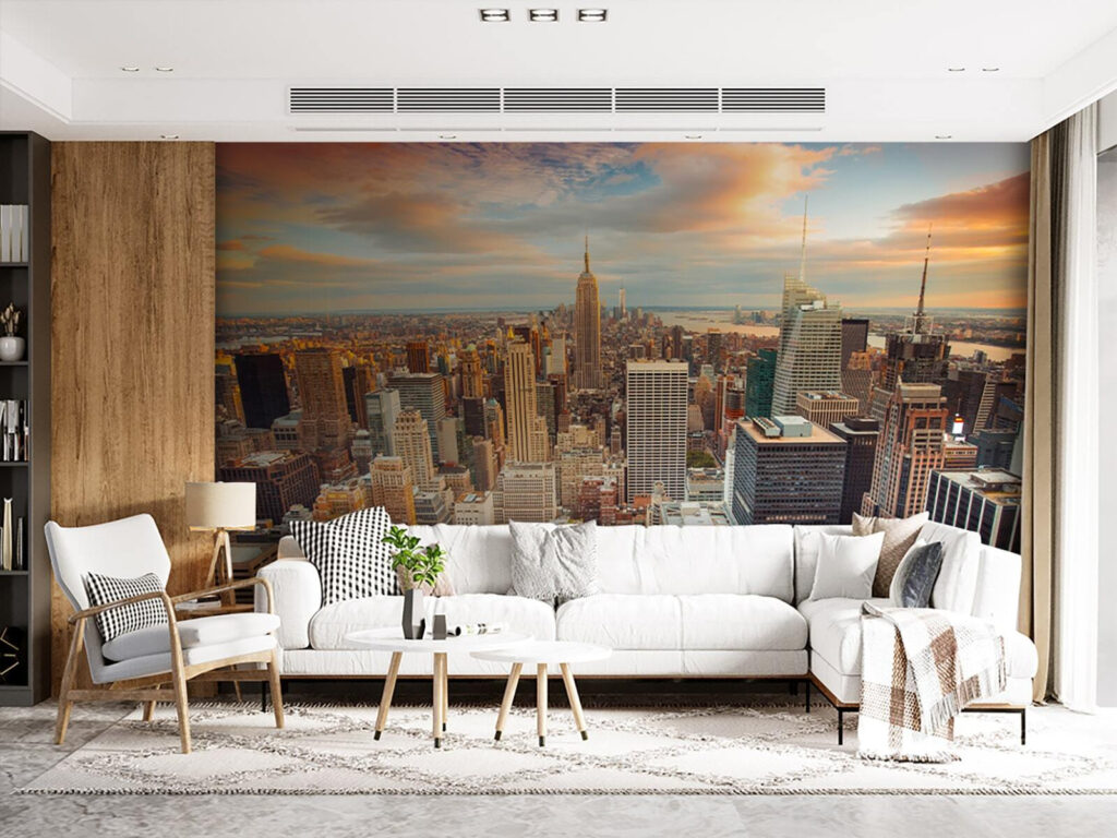 Cityscape in evening light — interior 3