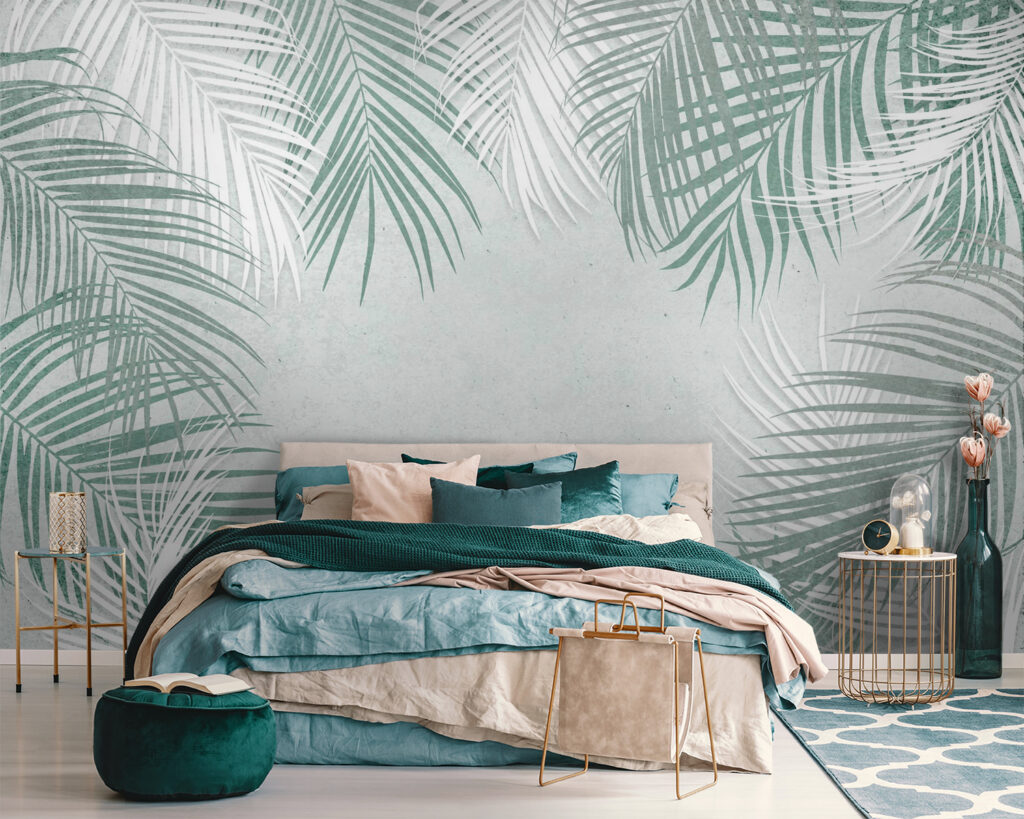 Palm fronds, open centre — interior 2