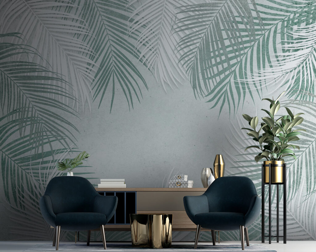 Palm fronds, open centre — interior 4