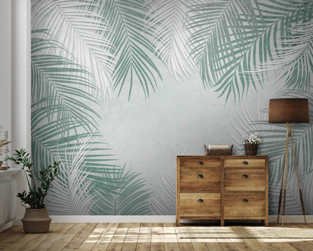 Palm fronds, open centre — interior 8