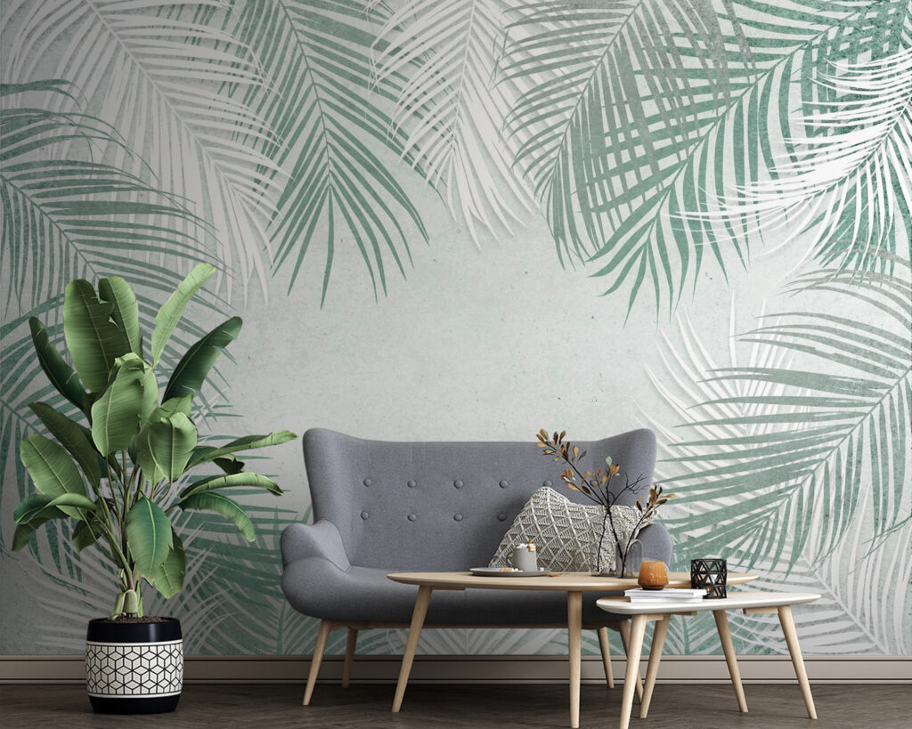 Palm fronds, open centre — interior 7