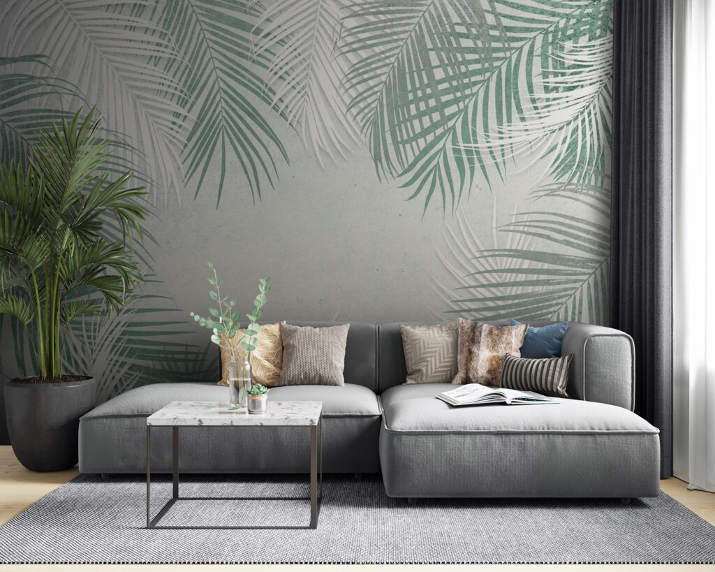 Palm fronds, open centre — interior 9