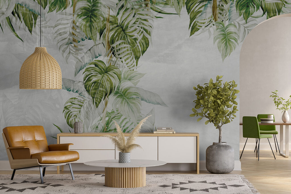 Hanging jungle leaves — interior 11
