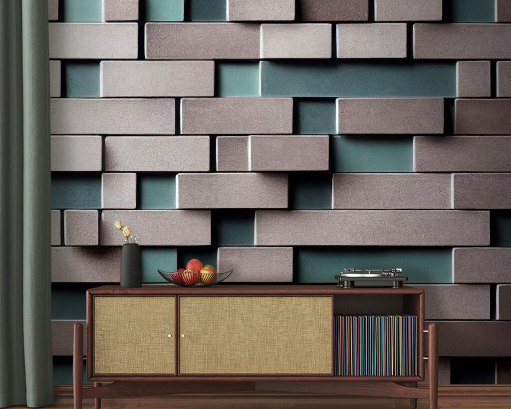 Brick blocks, open joints — interior 4