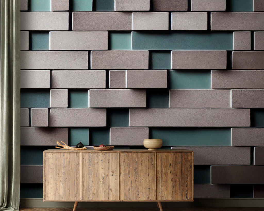 Brick blocks, open joints — interior 5