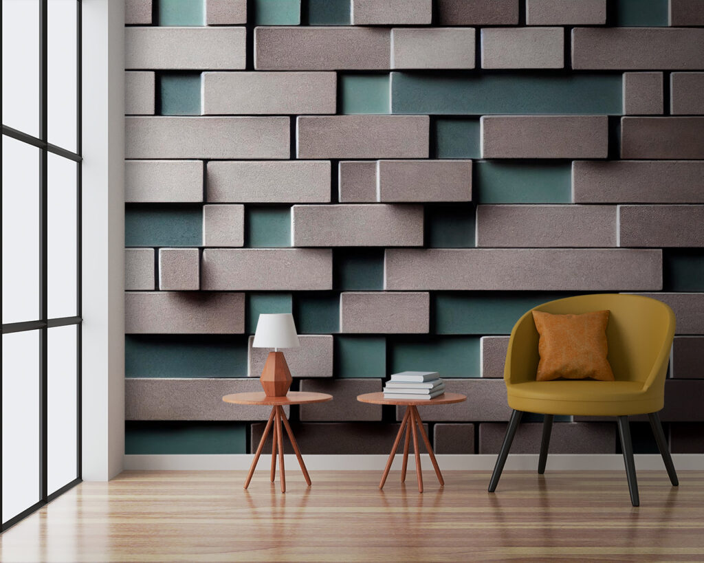 Brick blocks, open joints — interior 7