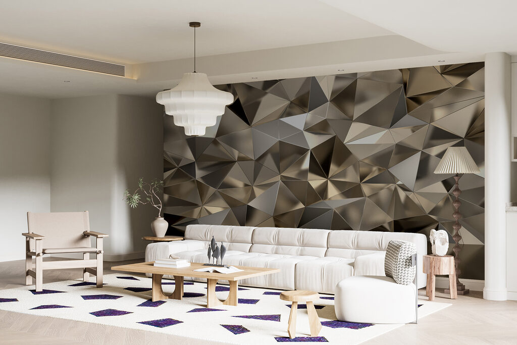 Gold facets above reflection — interior 10