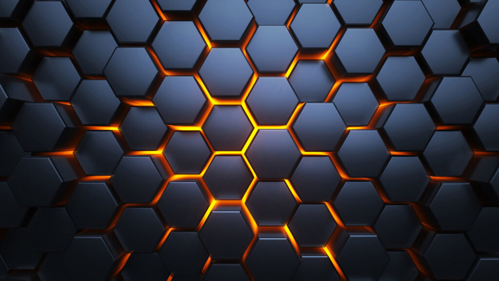 Glowing Honeycomb — full design