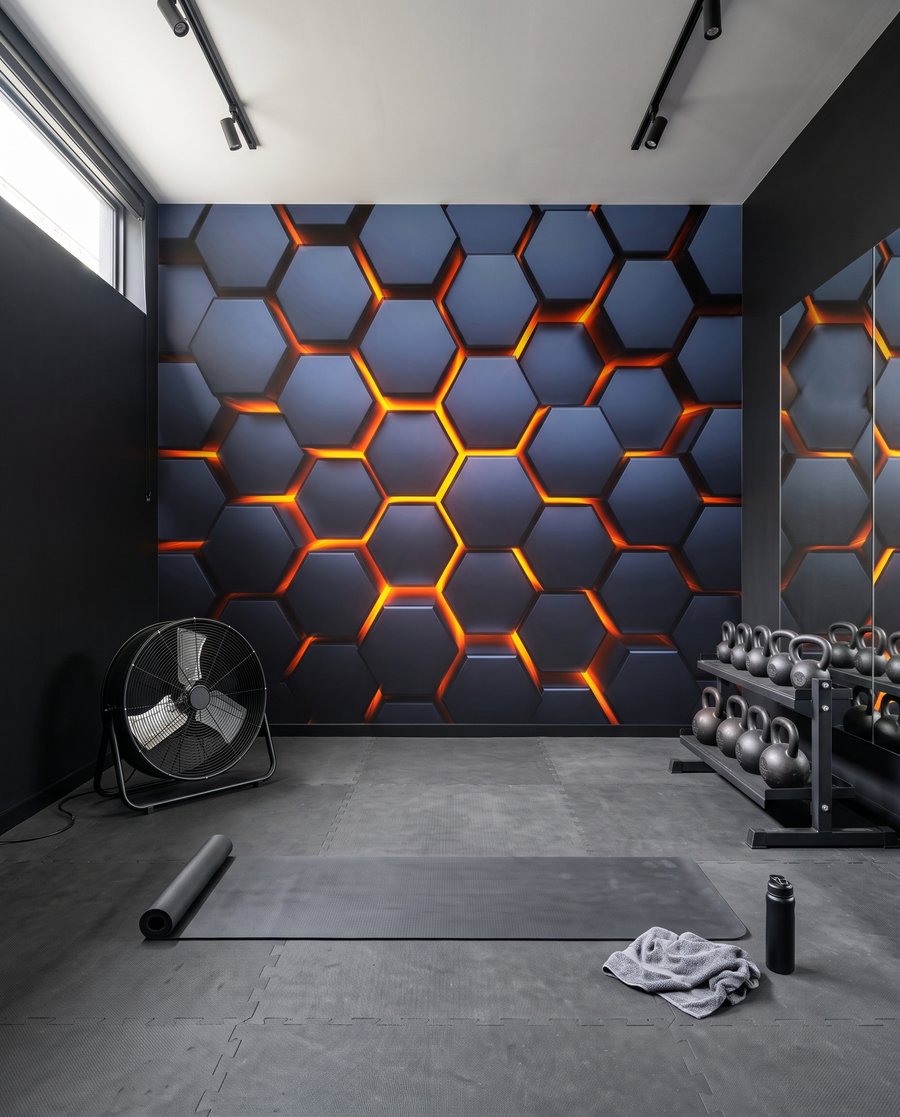 Glowing Honeycomb — interior 6