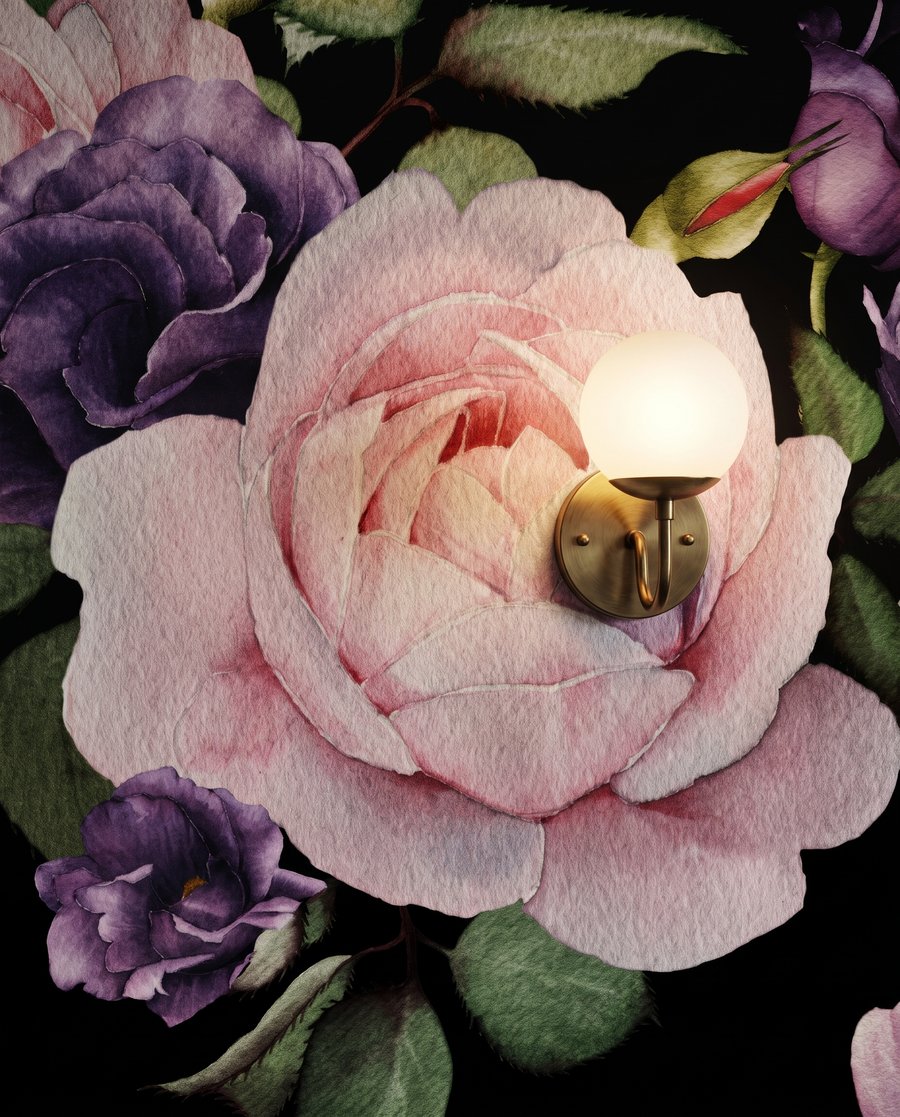 Midnight Rose Garden — detail