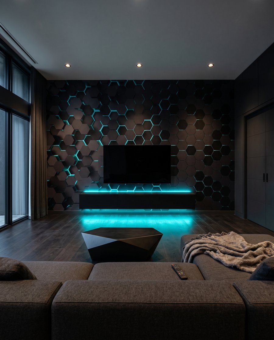 Electric Hexagons — interior 5