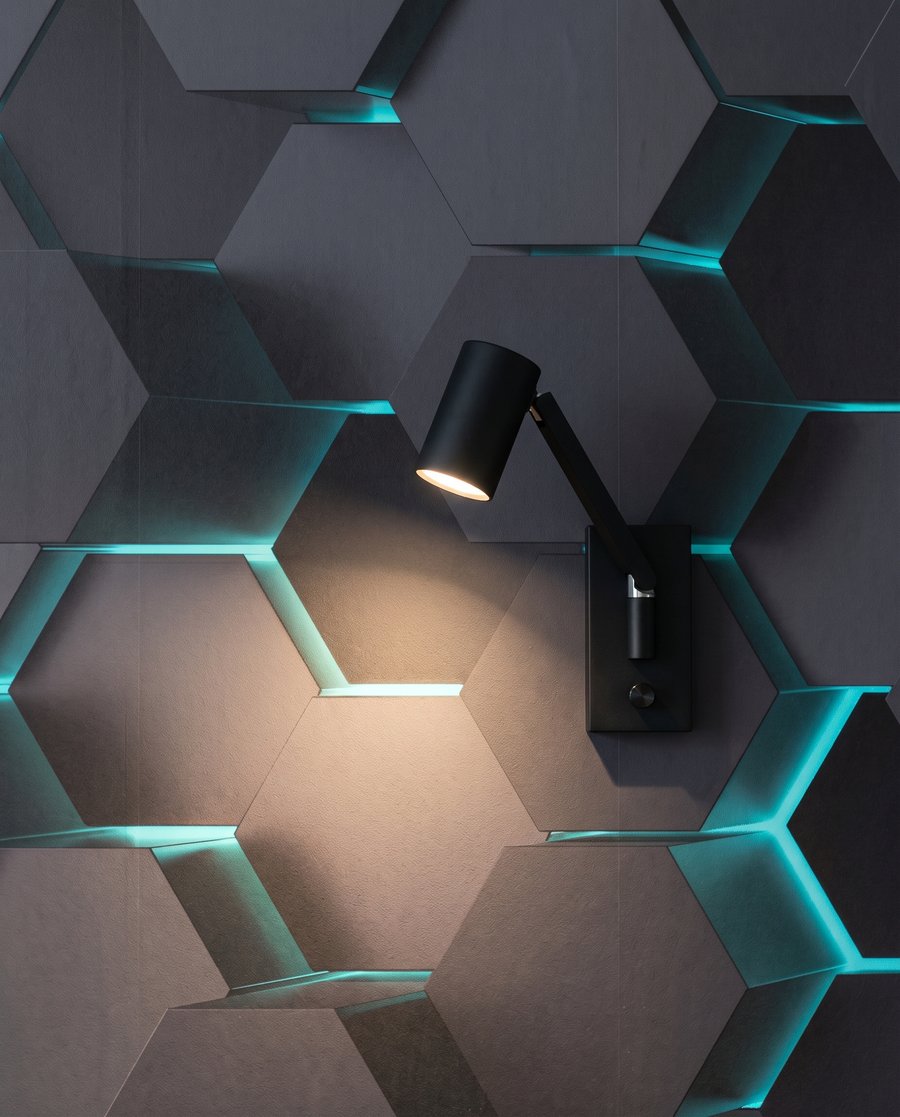 Electric Hexagons — detail