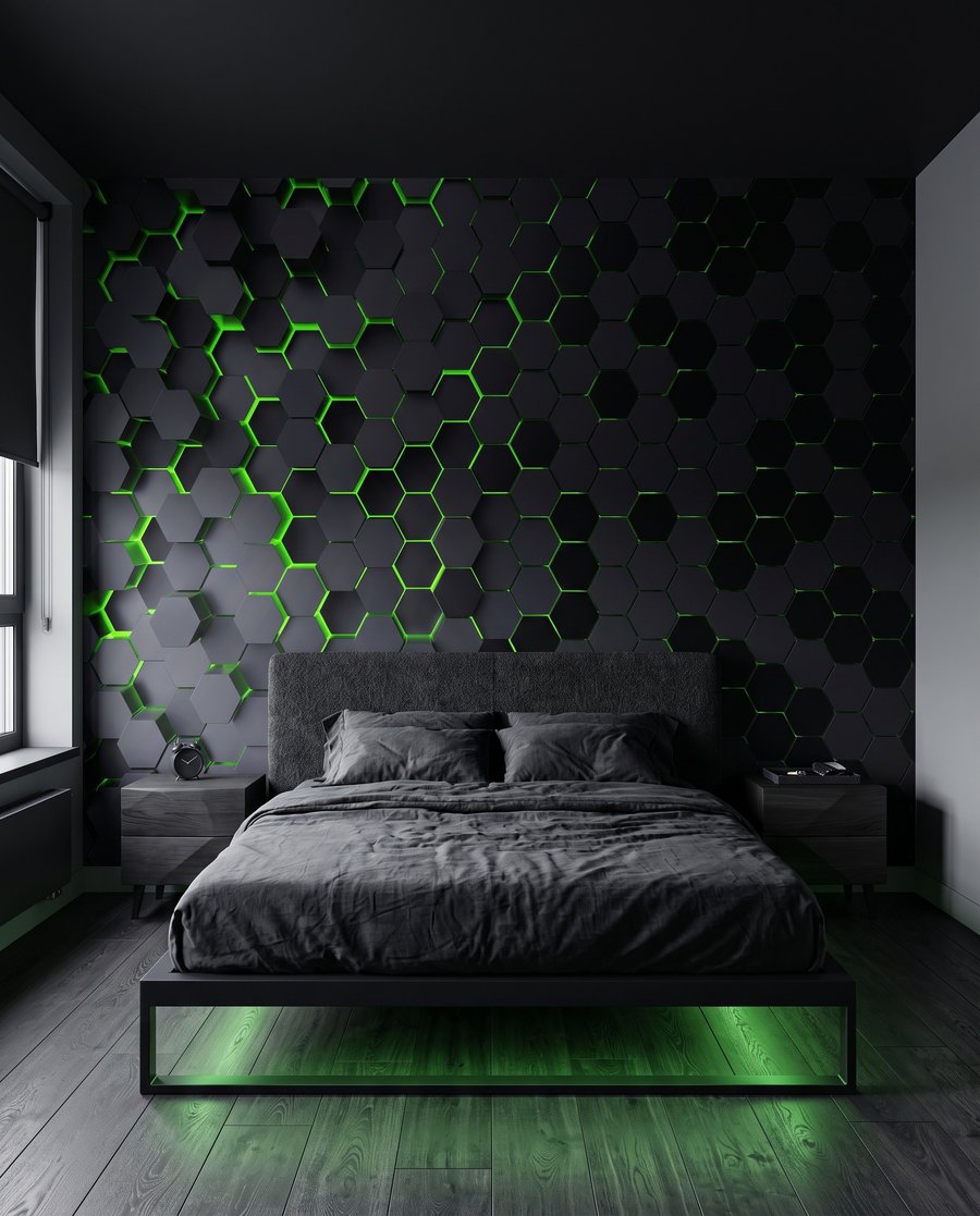 Electric Hexagons — interior 2