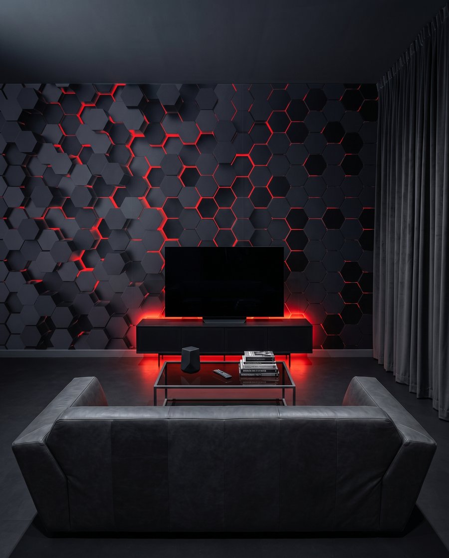 Electric Hexagons — interior 3