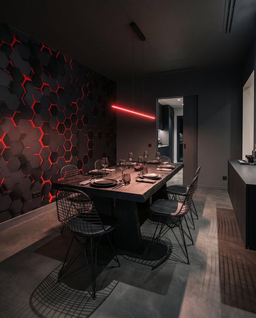 Electric Hexagons — interior 6