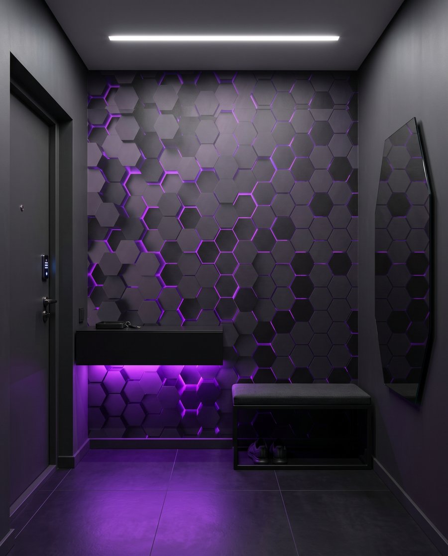 Electric Hexagons — interior 1