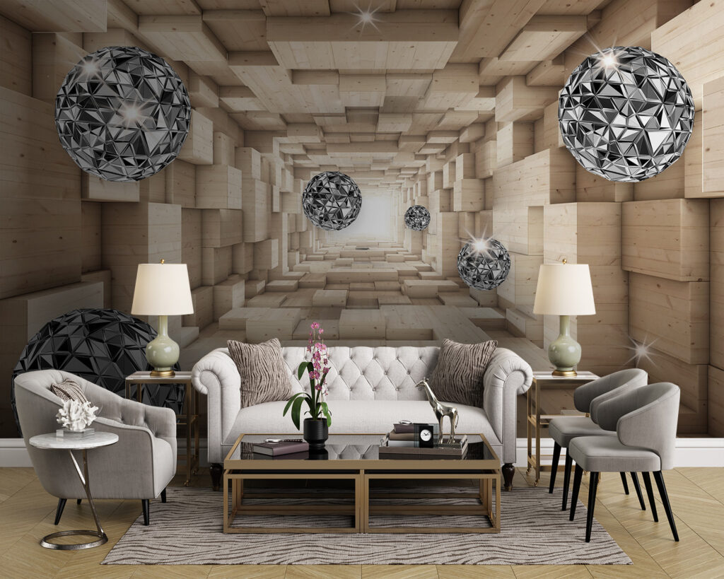 Orbs in a tunnel — interior 3