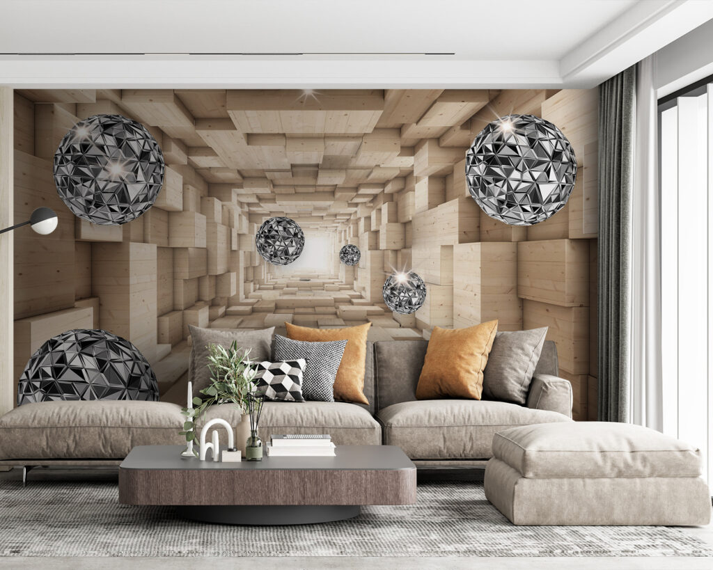 Orbs in a tunnel — interior 1