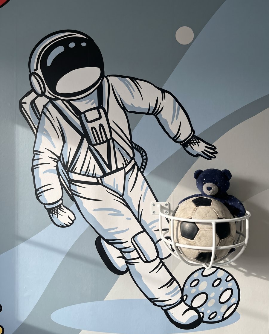 Playful Spacewalk — detail