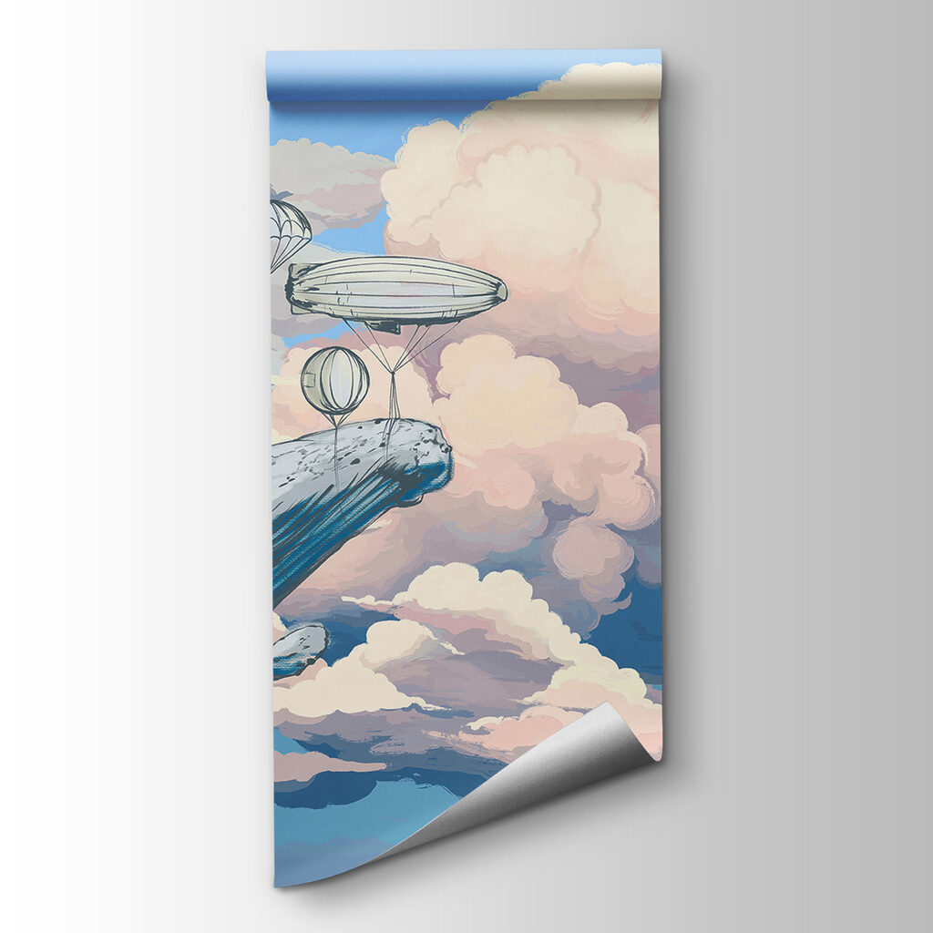 Whale among balloons — product view