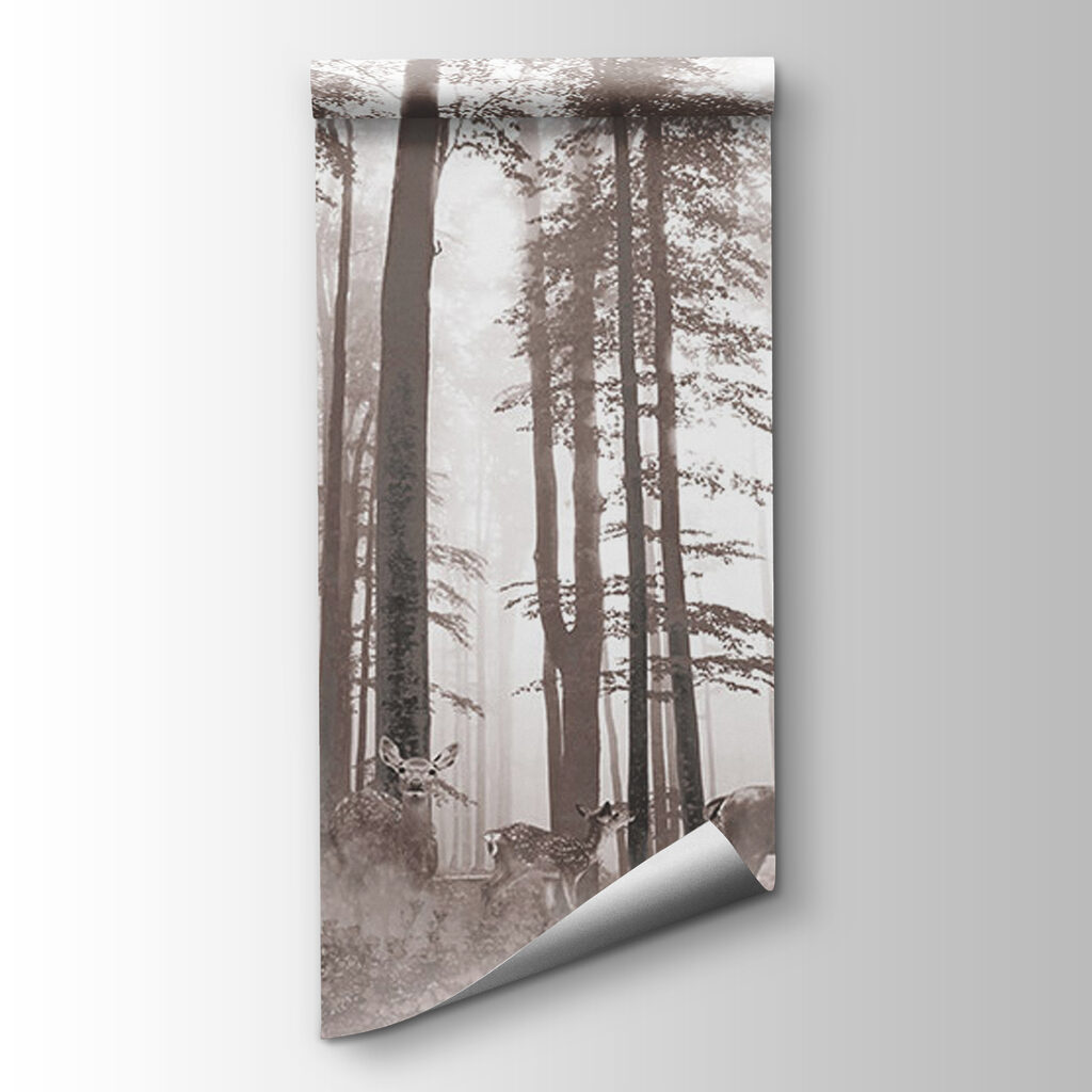 Deer among tall pines — product view