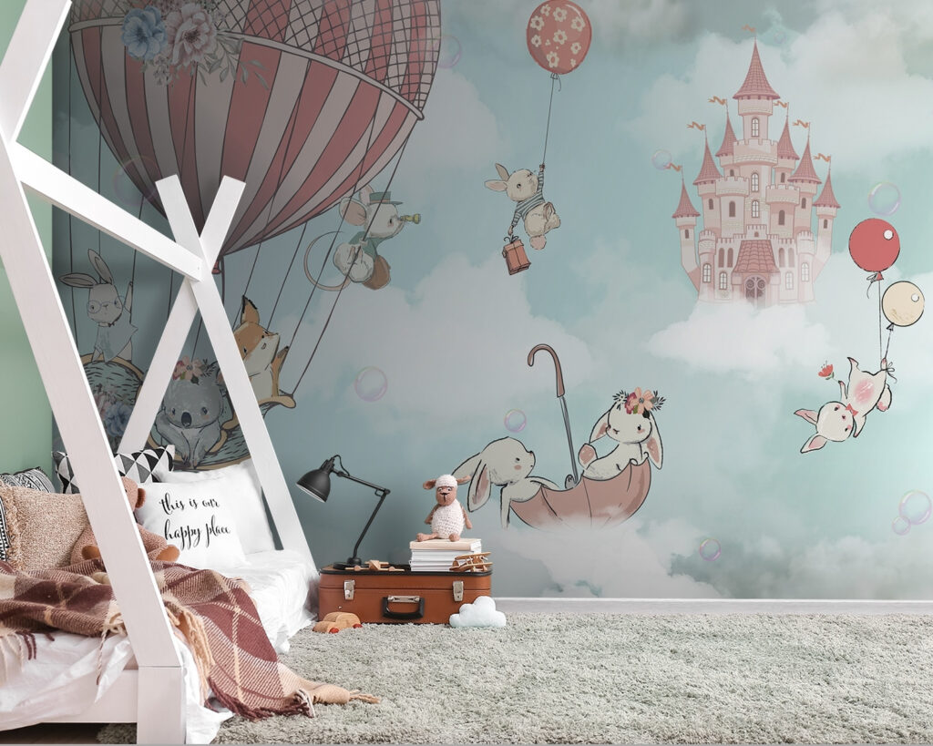 Animals drifting to castle — interior 3