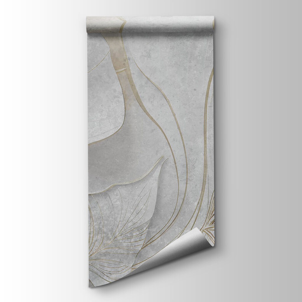 Pale wavy leaves — product view